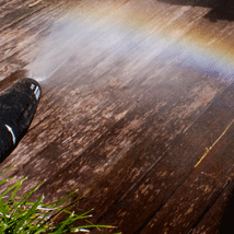 Pressure Washing Rainbow --- Original Photo Credit: Pressure Washing Rainbow by Patrick Shusta (http://flic.kr/p/69ogzC/)